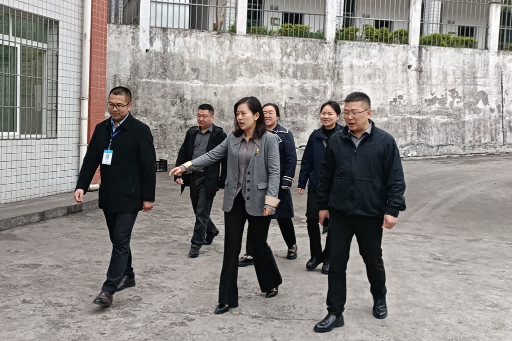 副县长黄茜到东新镇调研安全生产森林防灭火食品安全乡村振兴项目建设